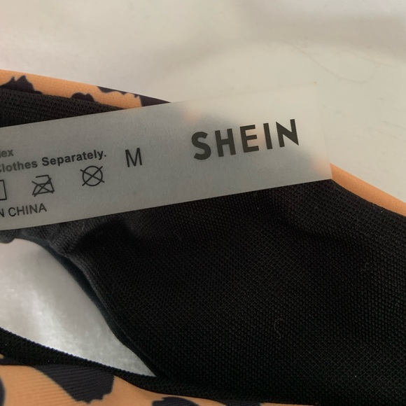Black and Leopard SHEIN Bikini Bottoms - Picture 2 of 2